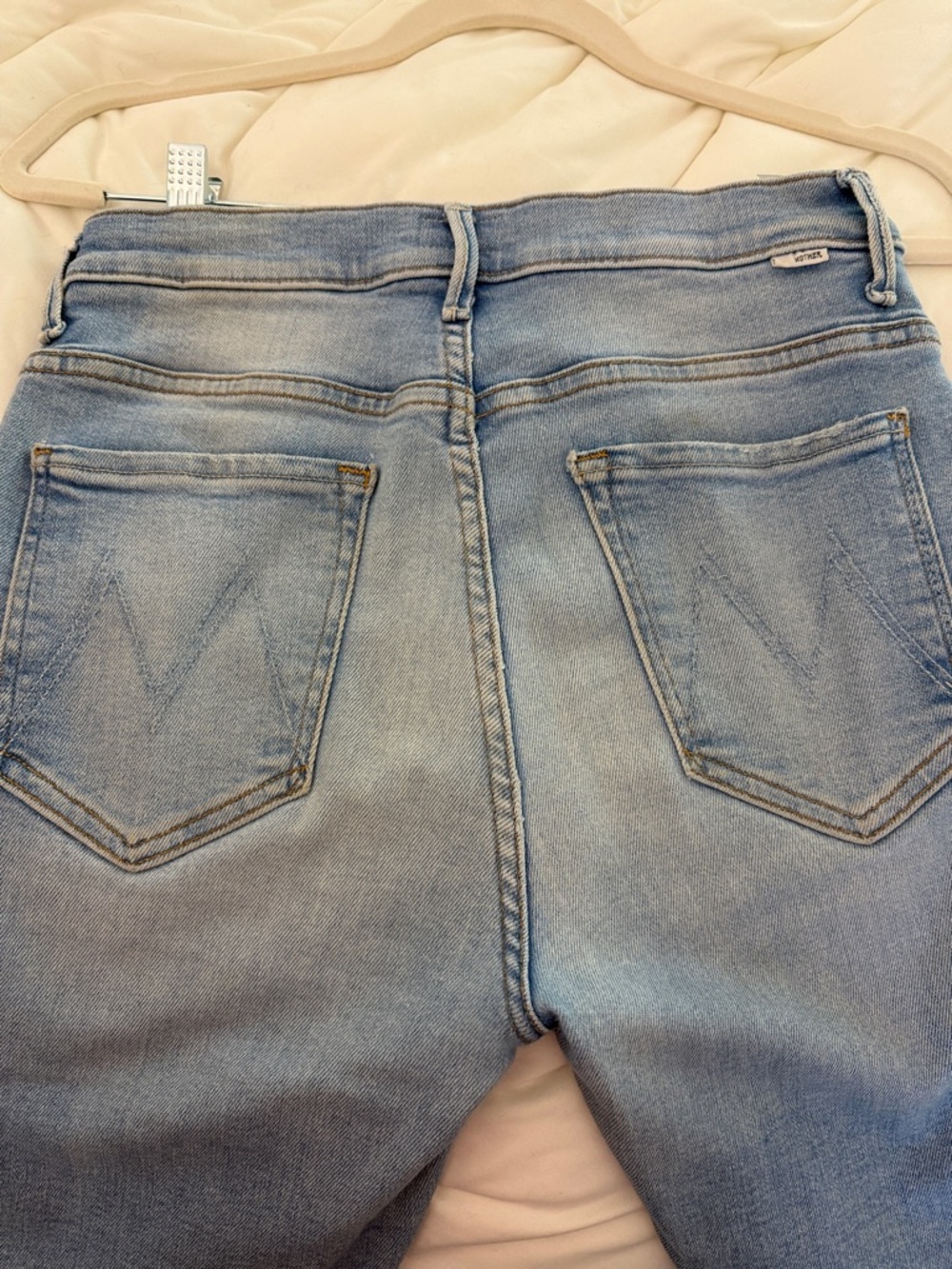 MOTHER Light Blue High-Rise Women's Jeans